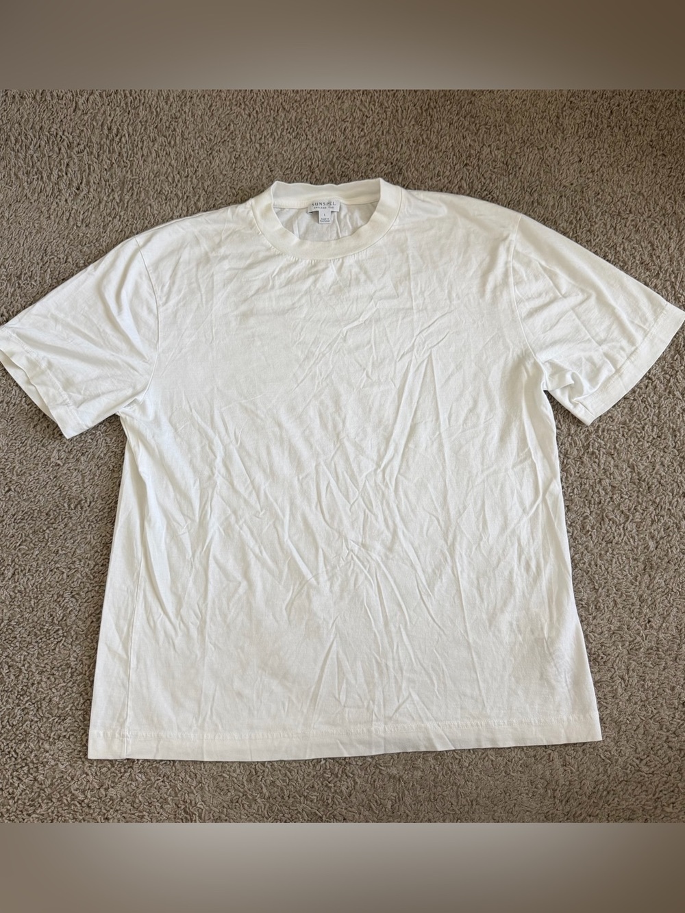 Sunspel Mock Turtle Neck Tee T Shirt